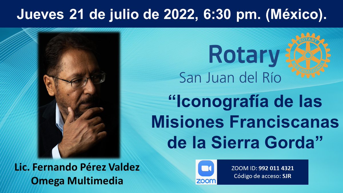RotarySjr's tweet photo. Rotary San Juan del Río, tiene el gusto de invitarte. Comenzamos en media hora.

#Rotary #SanJuanDelRío #RotarySJR https://t.co/2xnbQX0NhN