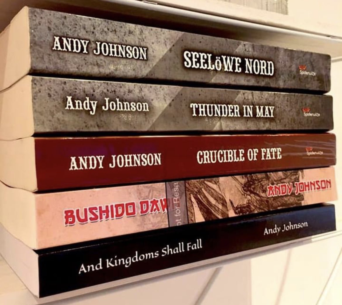 The whole collection 📚 #AndyJohnson #WarFictionStories #WarFiction #MilitaryHistory #Battles #WarGames #Army #Military #BritishArmy #HistoricalFiction #wargaming #fantasy #WWII #Soldiers #ColdstreamGuards