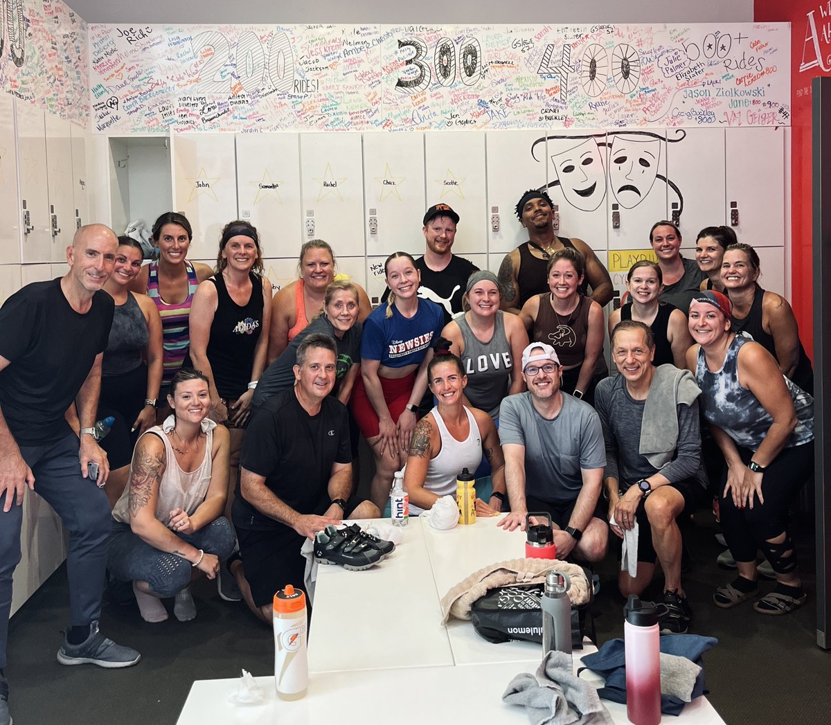 CyclebarHudson's tweet photo. Broadway ride tonight with Katie! 🎭

#cyclebarhudson #cyclebar #indoorcycling #broadway #themeride #fitness https://t.co/XIyjJdzIrq
