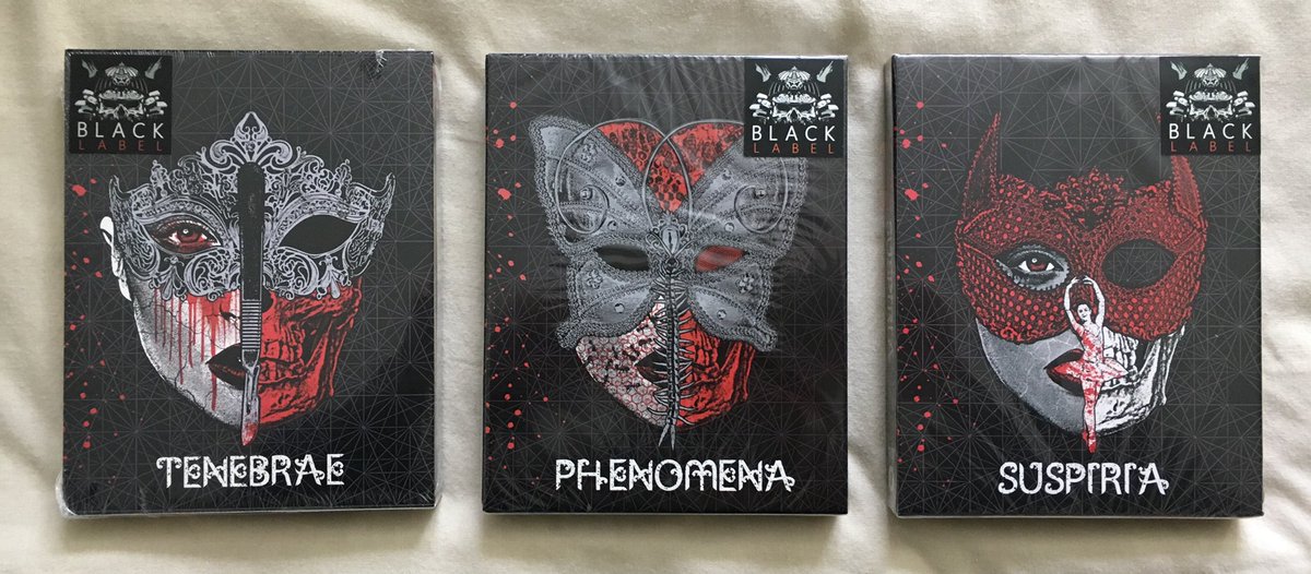 The unholy trilogy of Argento slipcovers I got to design for <a href="/hidefninja/">Hi-Def Ninja</a> Having full creative control on these was the devil’s playground in the best possible way.