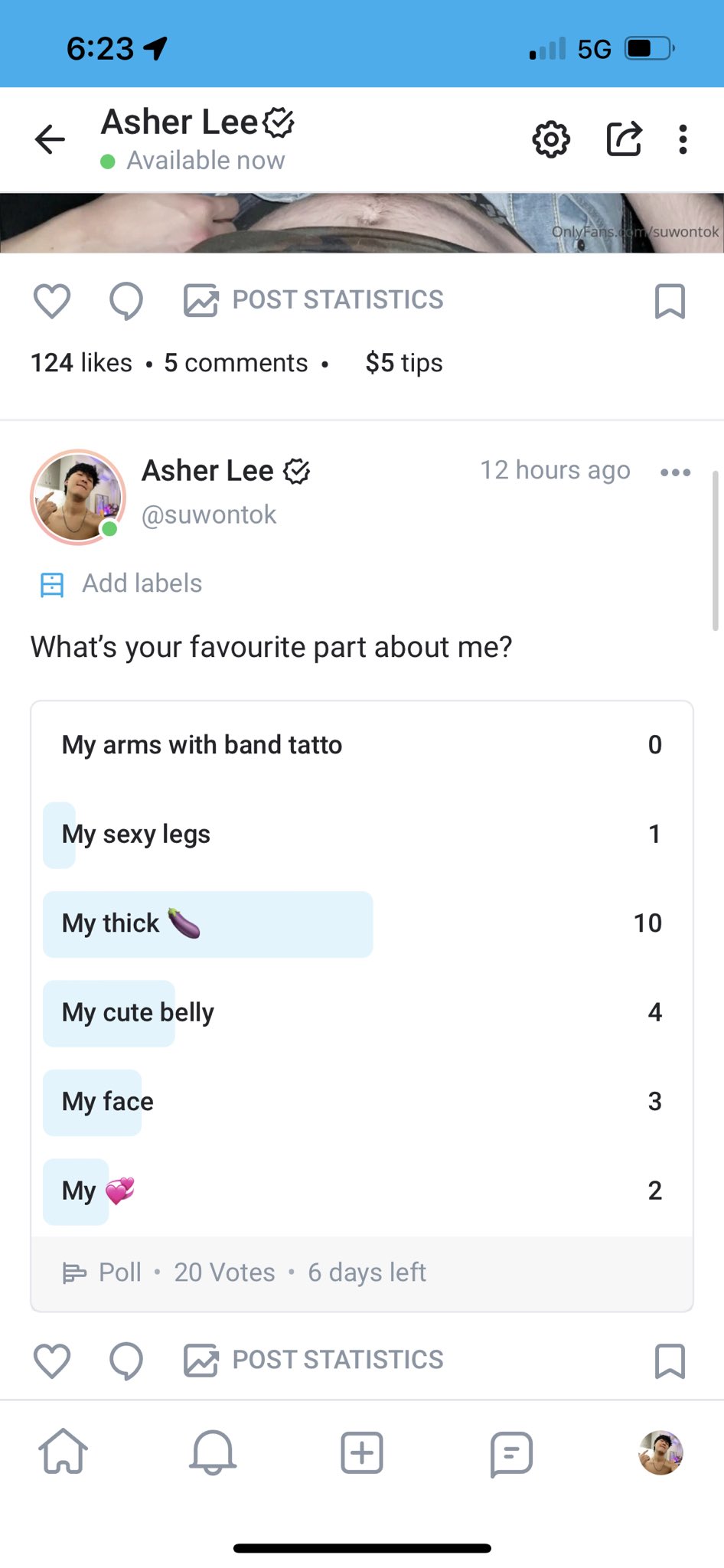 Asher 😈 Top 3.5% on Twitter: "Fun poll going on on my onlyfans 😝 come join 🥰 link in bio! https