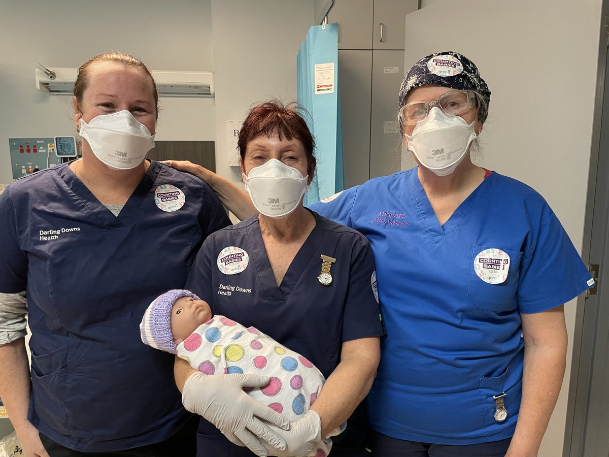 We love to see our delightful members in Toowoomba Hospital who joined in the #CountTheBabies audit this week. A midwife’s workload increases dramatically when a baby is born. This campaign strives to have newborn babies counted in midwifery workloads: qnmu.org.au/CountTheBabies