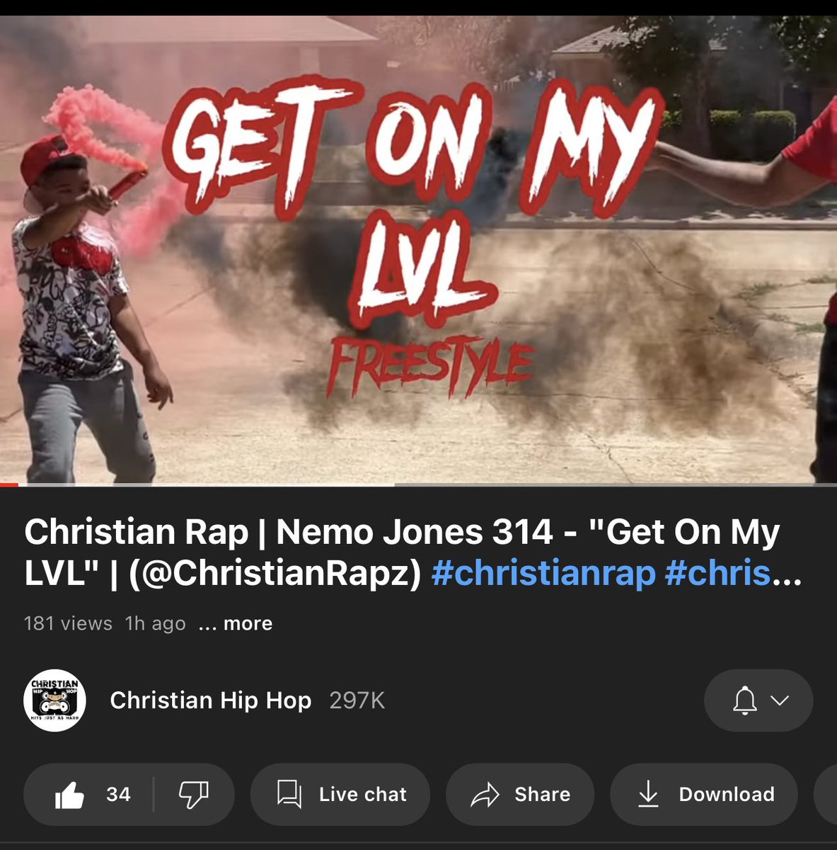 NemoJones314's tweet photo. S/O @ChristianHipHop Hip Hop Hits Just As Hard! for posting my music video “Get On My LVL”‼️

👉🏾 https://t.co/4bjnlJtOtP https://t.co/8FUuAPbhM1