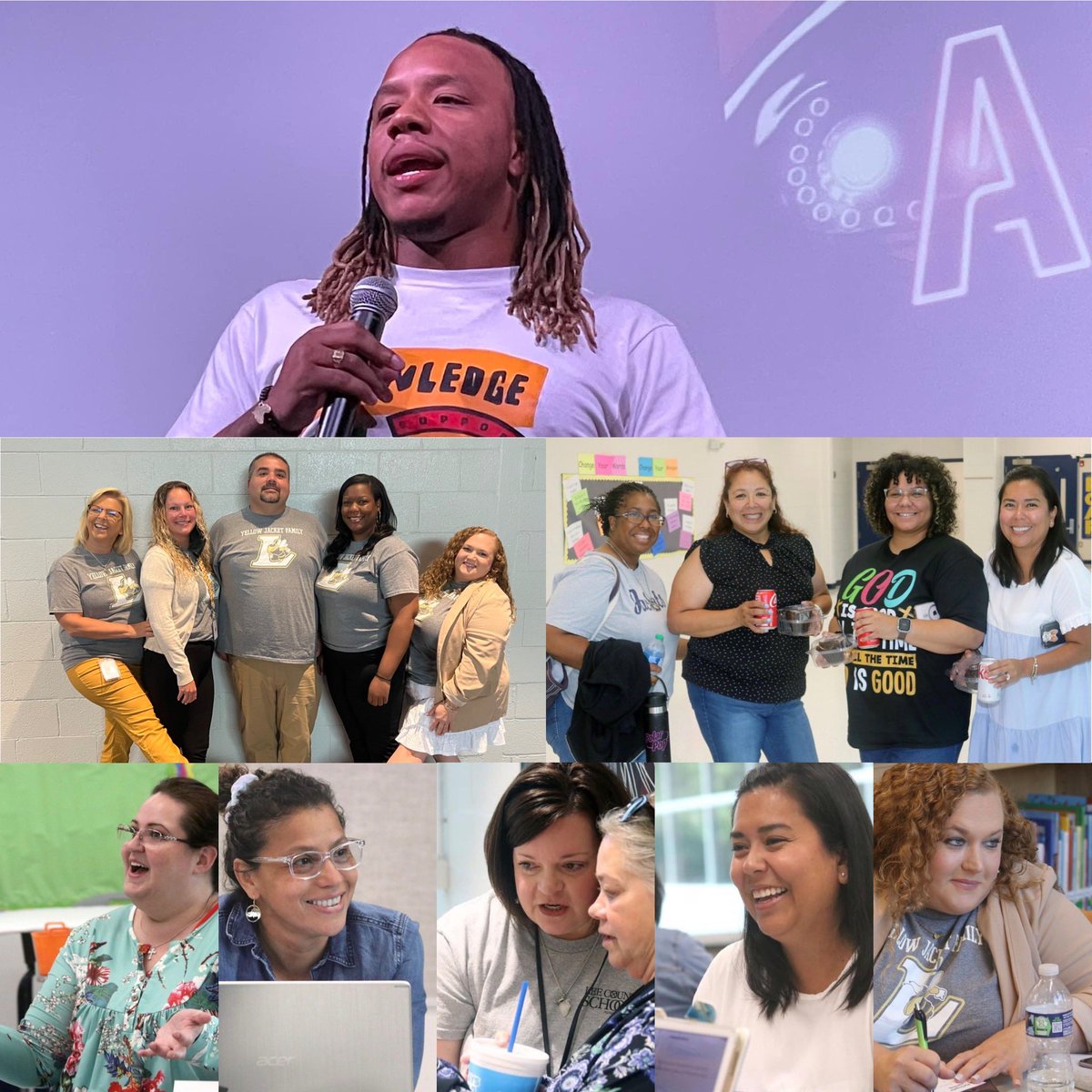 What a week of learning and reconnecting in <a href="/leecoschoolsnc/">Lee County Schools</a> in our Accelerate Learning Conference!  Excellent reminders of the important work that our schools perform for our community. #differencemakers <a href="/LeeCountyHigh/">Lee County High School</a> #ComeSwarmHigherWithUs!