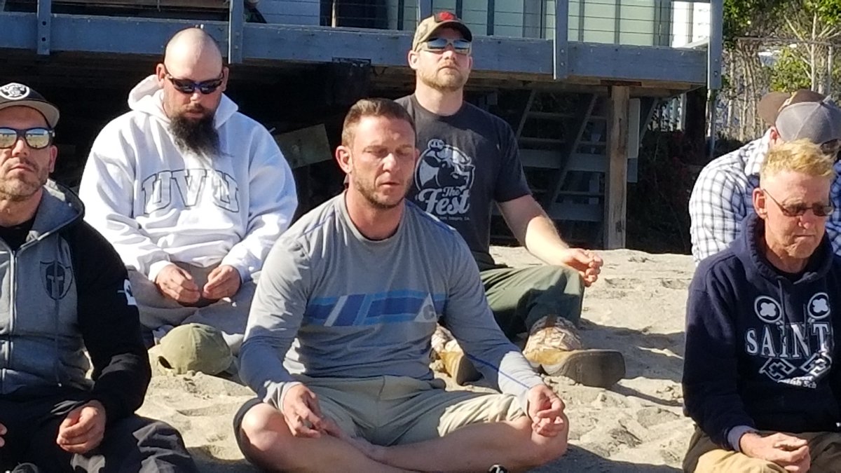 saveawarrior's tweet image. We teach veterans and First Responders not only how to meditate but also how to train others to meditate as well so that they can pay it forward. In experiencing the benefits, they are ready to teach others what they have discovered and help save others' lives.