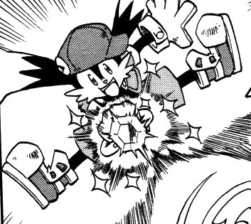 Klonoa from the Wiimake manga in Dengeki magazine is cute

Look at these two images of him making the :3 face 