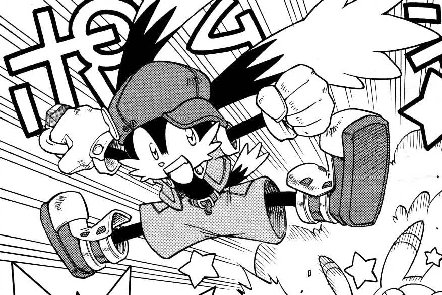 Klonoa from the Wiimake manga in Dengeki magazine is cute

Look at these two images of him making the :3 face 