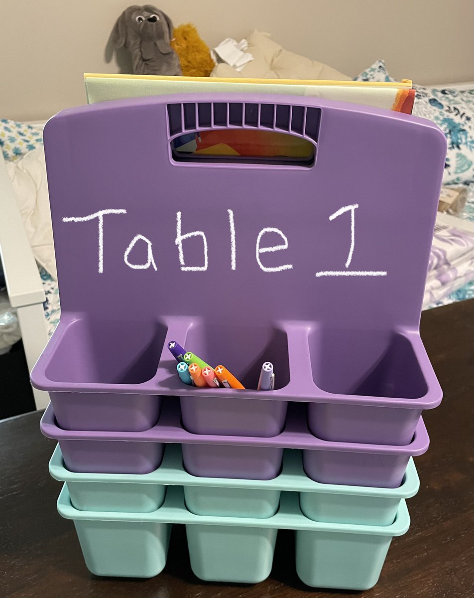 Look at these new caddies from #target  So simple, why didn’t I think of this! 🤦‍♀️ Now your students folders won’t fold in half because there’s nothing to hold them up!! Genius! <a href="/CountingSpots/">Counting Spots</a> <a href="/shelley_math/">Shelley Dickson</a> <a href="/TeachingSpots/">Shelley Dickson</a>