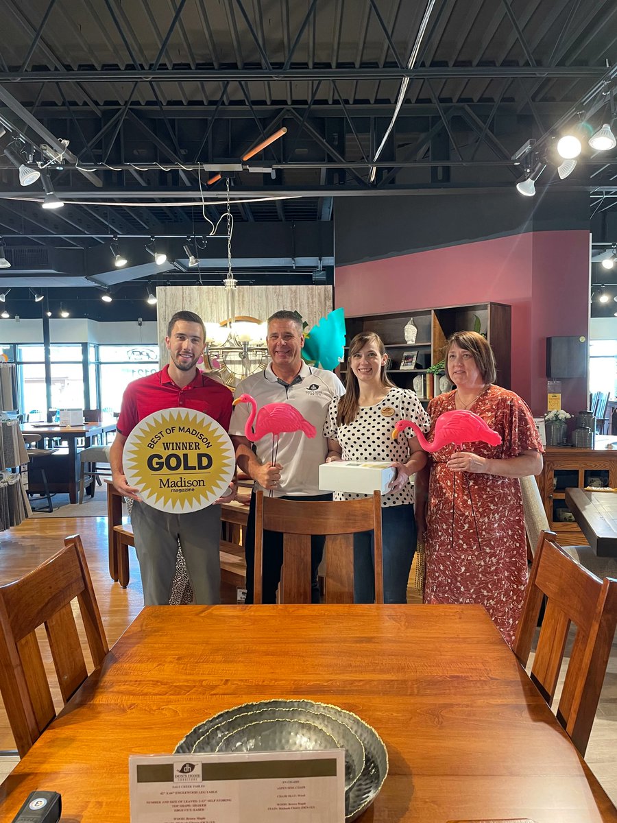 madison_mag's tweet image. Don's Home Furniture took home the gold in the furniture category! Congratulations!

See more Best of Madison winners here: buff.ly/3zqIm0u