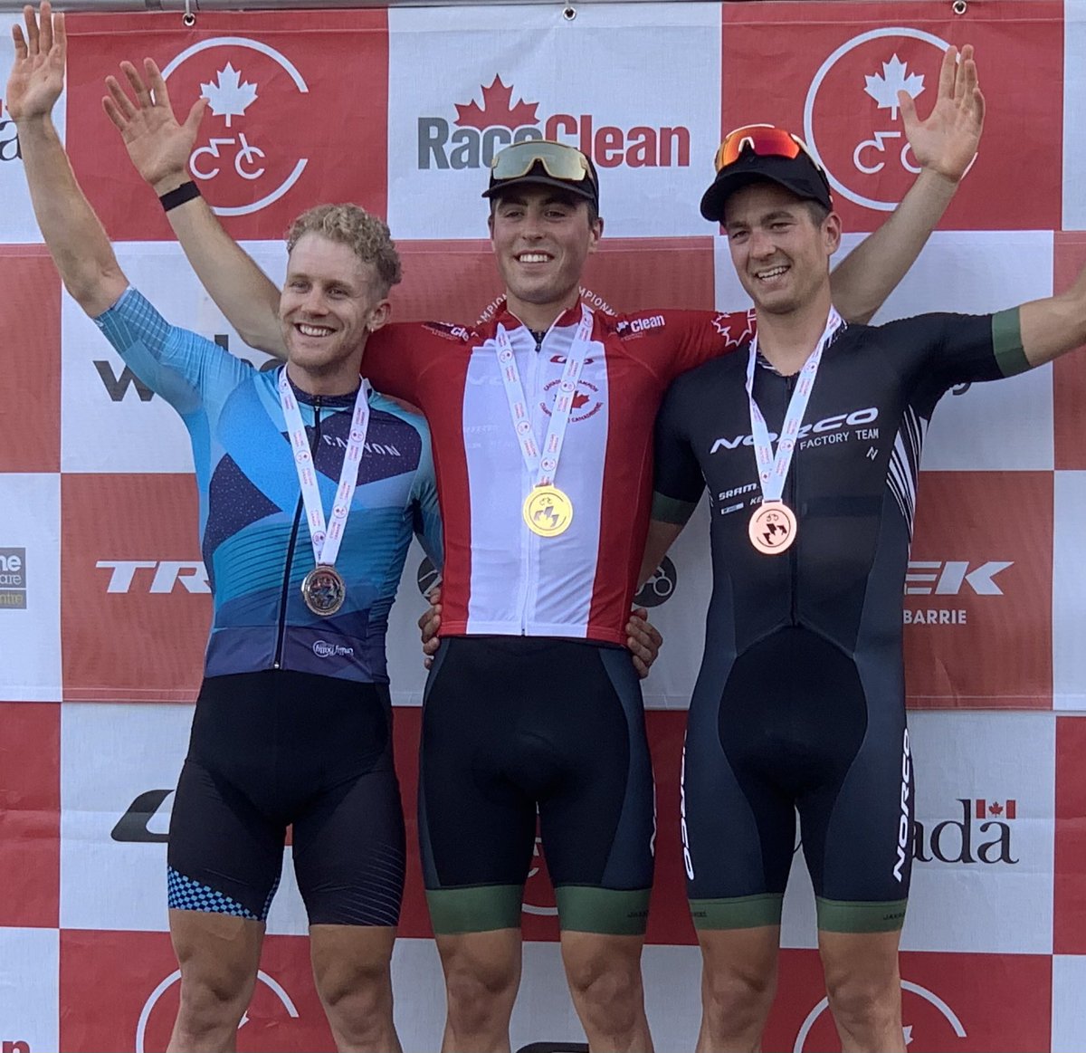 DiseraRacing's tweet image. . @QuintonDisera takes the 2nd step!
. @Petey__D Disera 4th
Elite Men's XCC
Canadian National Championships
#CanyonDevoRacing
@NorcoBicycles