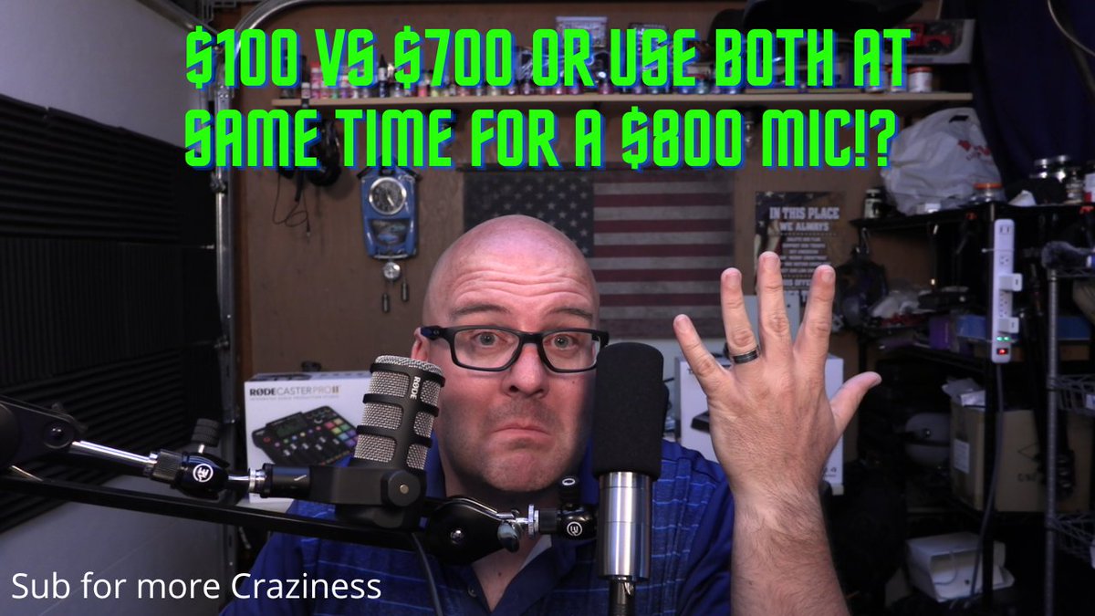 Paultoyandstuff's tweet photo. Earthworks Ethos ($700) Vs Rode Podmic ($99) powered by RodeCasterPro 2 Mic mixing...@earthworks @rodemics #podcasting #rodeprocasterPro2 
https://t.co/V5s8i6GxOB  Subscribe for more craziness https://t.co/SLxVs85lmT