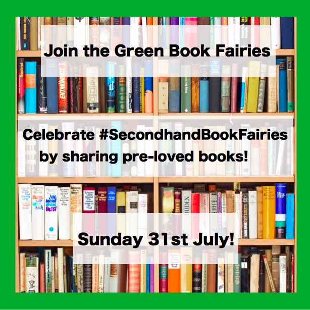 Introducing #SecondhandBookFairies! We want YOU to get involved at the end of this month...

For the final day of #GreenBookFairies we are celebrating secondhand books!

Get a few books that you’re happy to share, and save them for Sunday 31st July...

#IBelieveInBookFairies ♻️