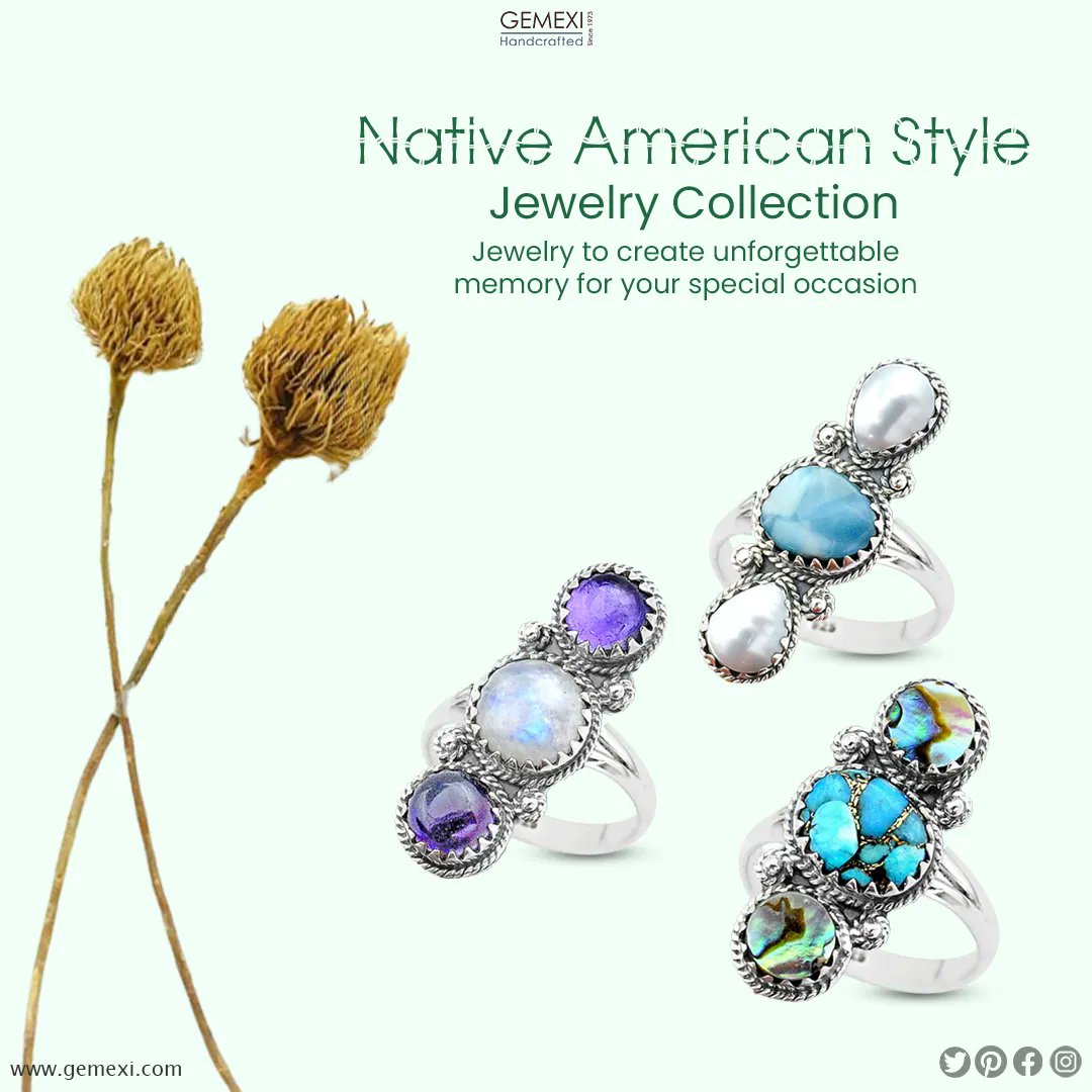 Native American style jewelry collection 

buff.ly/3jkXBQ6
.
.
#nativeamericanrings #zunijewelry #ringcollection #native #navajojewelry #naturalturquoise #southwesternstyle #nativeamericanjewelry #womensfashion  #goodvibes #crystalpower #handmade #bohemian #bohemianstyle