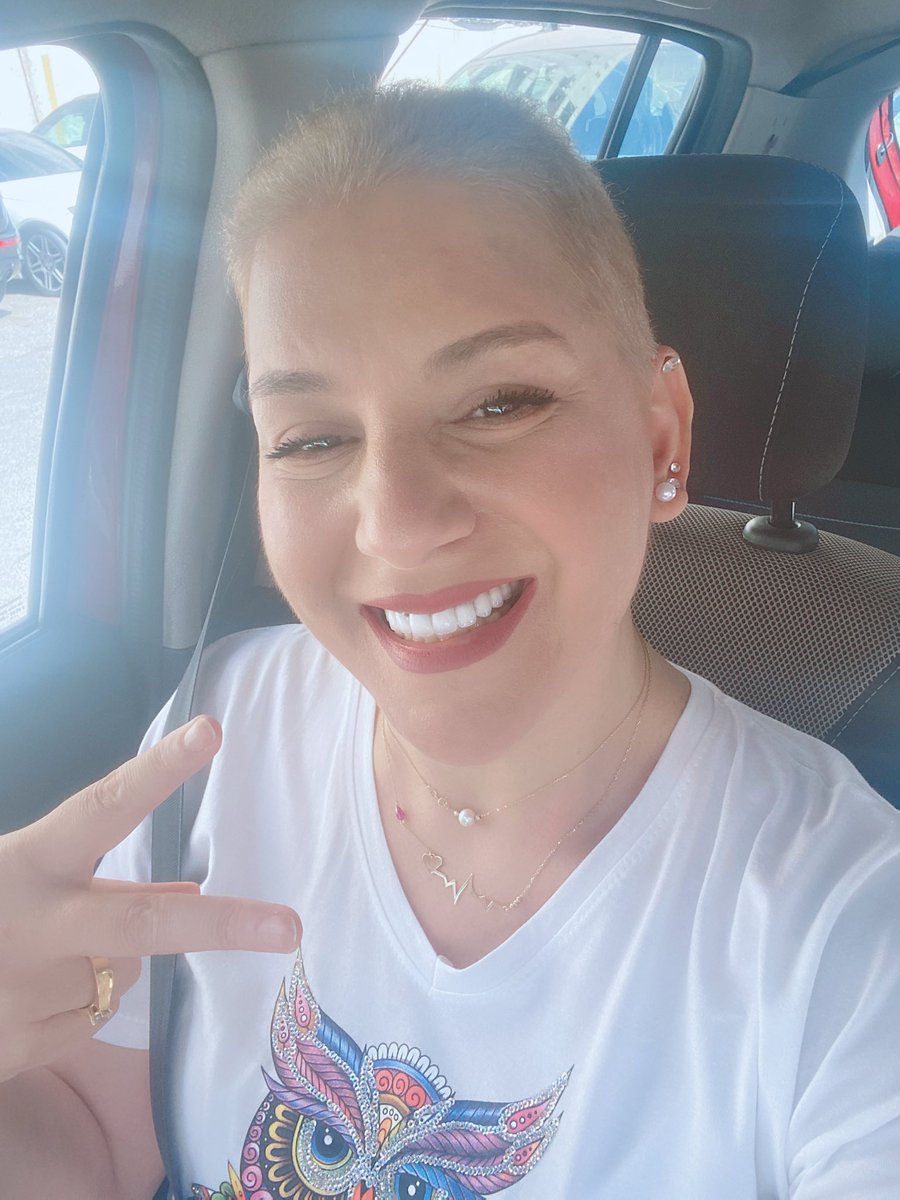 enashmayed's tweet photo. Hey cancer you lose ✌🏻💪🏻 #morning https://t.co/2ZK1FA1RPU