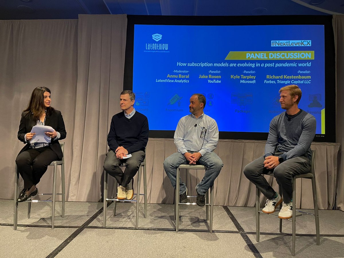 latentview's tweet photo. We successfully wrapped up the latest edition of LatentView Analytics Roundtable held on July 15 2022 at the Ritz Carlton Hotel in San Francisco.
Catchup on the key discussions that happened during our event in our Roundup: https://t.co/dYon3SEzfz
#NextLevelCX #LVRoundtable https://t.co/7ZfhqVmmO1