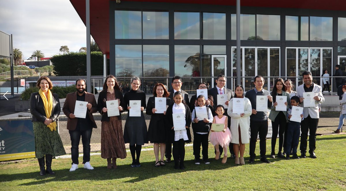 This week Council officially welcomed 16 new Australian citizens to Ararat Rural City!