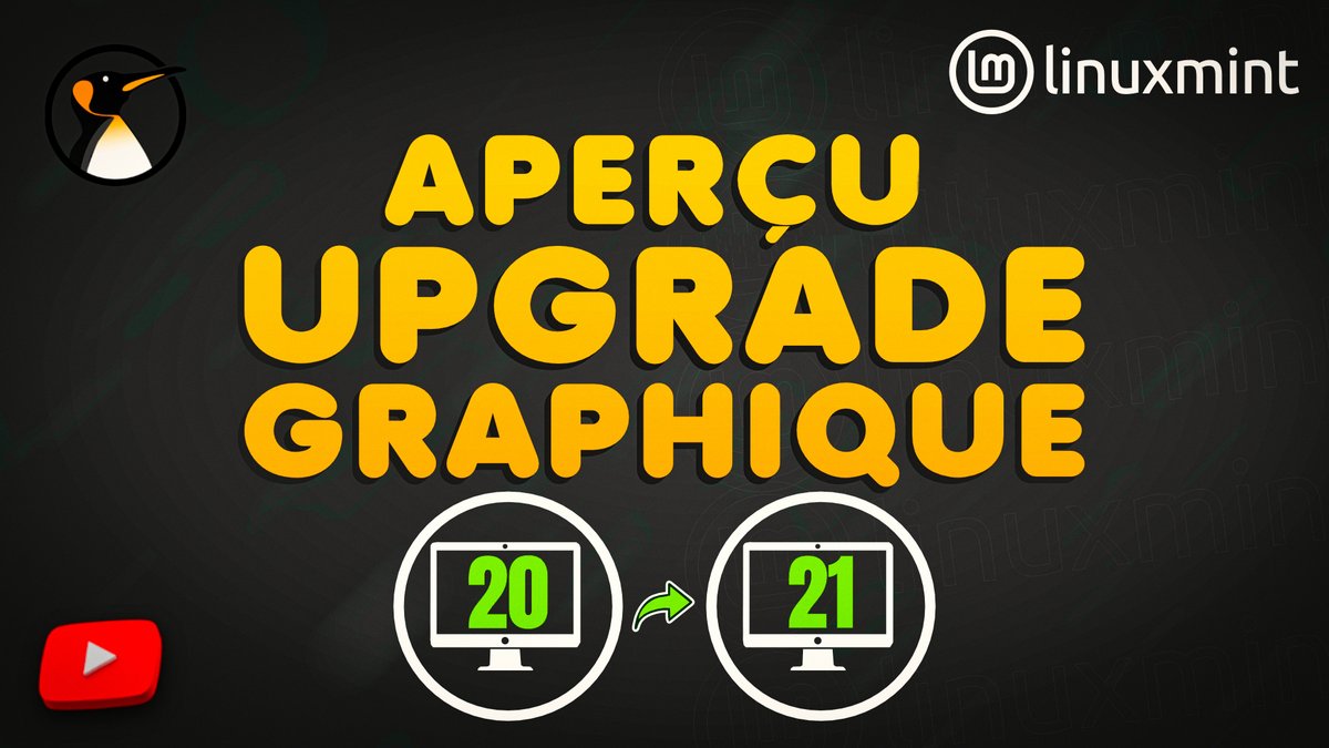 _adriend_'s tweet image. EXCLU #LINUXTRICKS : #LinuxMint - Aperçu de la mise à niveau graphique 20 vers 21 !
youtube.com/watch?v=emFKaw…
