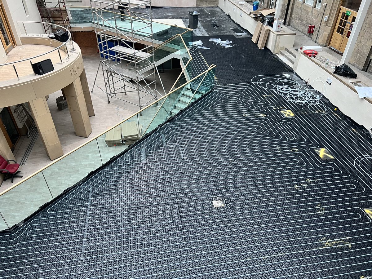 BGS Estates (@bgsestates) on Twitter photo Early morning start <a href="/BradfordGrammar/">Bradford Grammar</a> for the next phase of the 6th Form Centre refurbishment, under floor heating installation with <a href="/WarmFloors/">WarmFloors Ltd</a> contractors Early morning start <a href="/BradfordGrammar/">Bradford Grammar</a> for the next phase of the 6th Form Centre refurbishment, under floor heating installation with <a href="/WarmFloors/">WarmFloors Ltd</a> contractors
