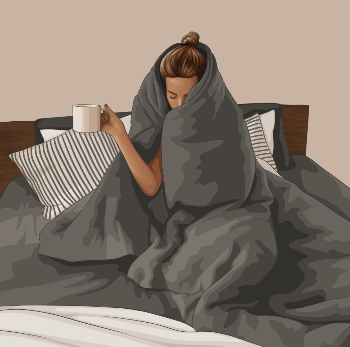 OGStarwar77's tweet photo. This was me today.....hot tea with honey, laptop  in front of me and investigating my original account being locked. 

It sucks going through loss (yes I announced it on Coffee Chat) and then drama while being sick. 

I am ok....just tired...good night! https://t.co/DRHVzjCODE