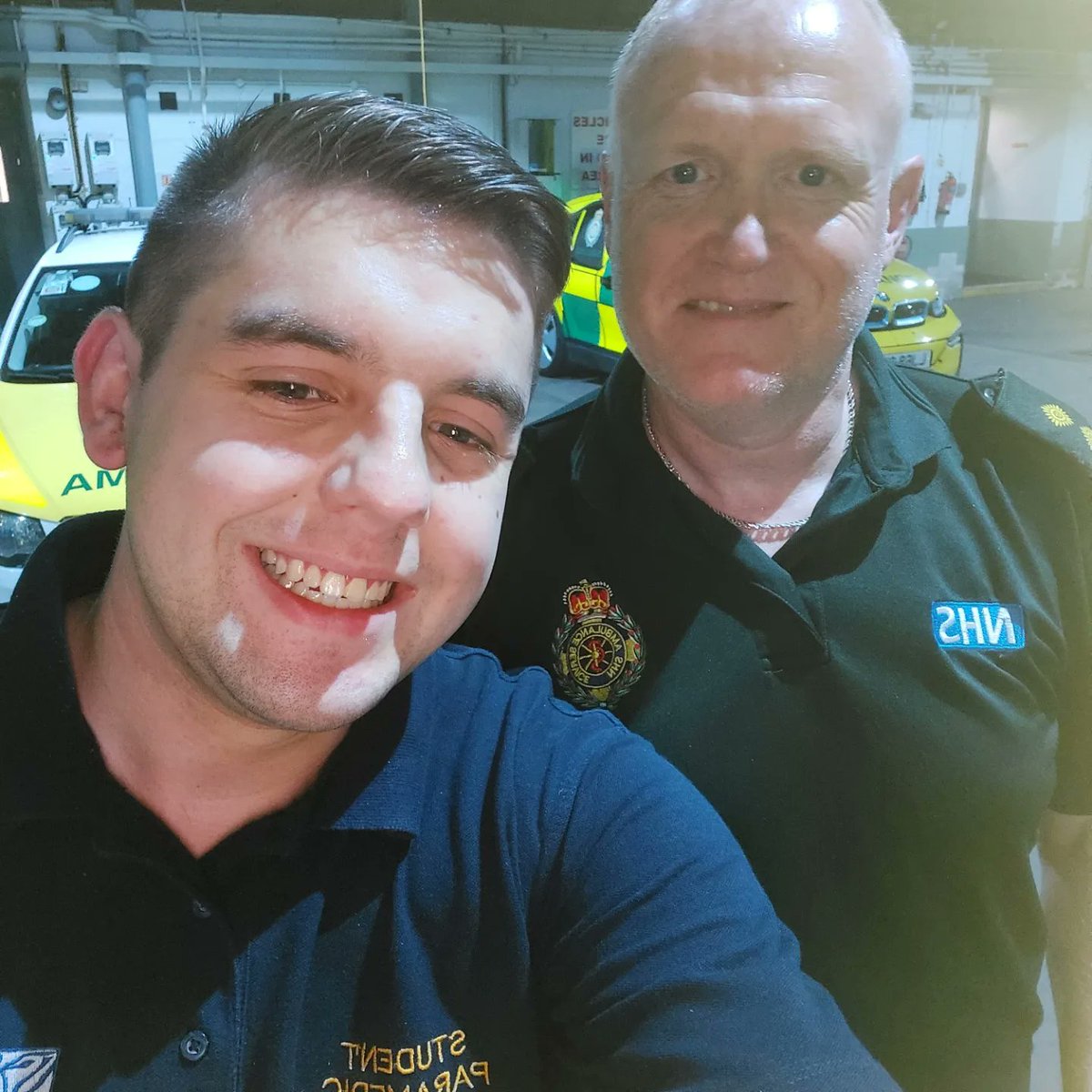 jackherb6's tweet photo. Well thats officially it now... as of 2am I've now completed my last ever shift as a student paramedic... biggest thanks to family and friends who have supported me along this journey... massive appreciation to everyone on orange team in warrington sector 🚑🚑  @NWAmbulance https://t.co/n2SJQP0wcL
