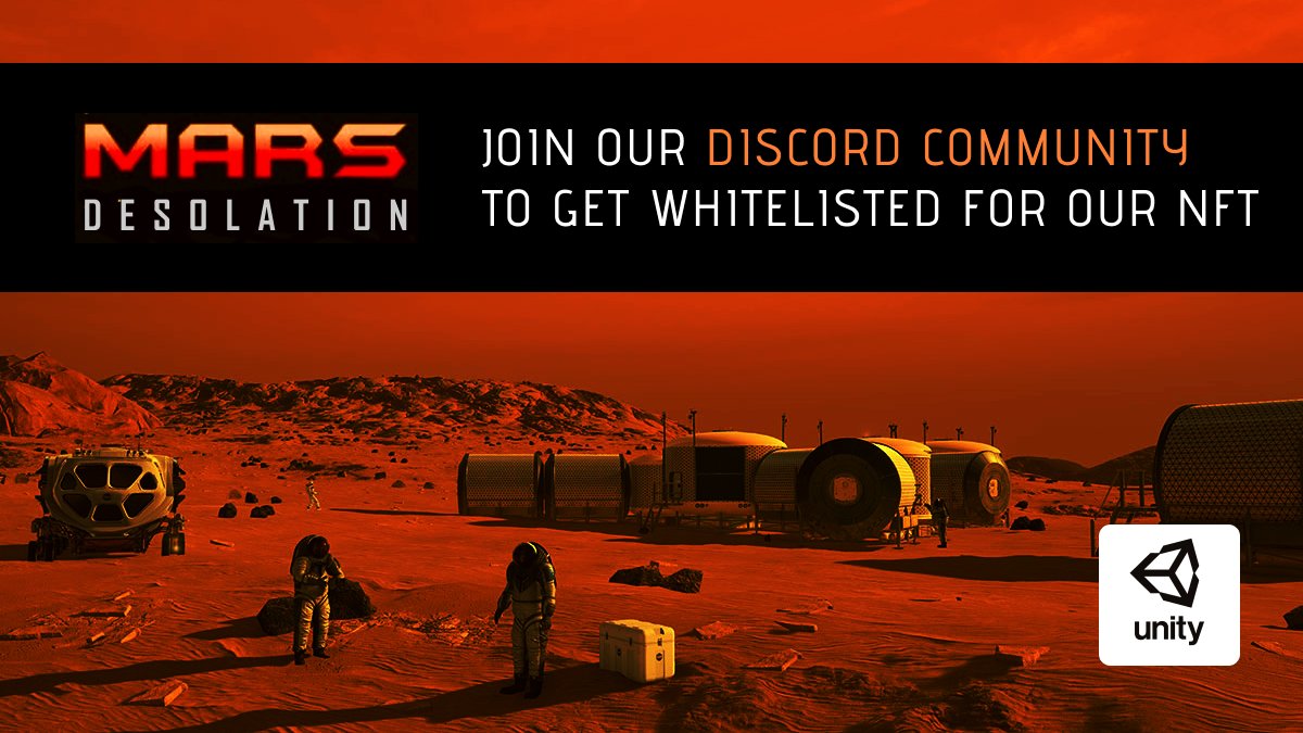 Mars Desolation NFT | Official Moderator tweet media