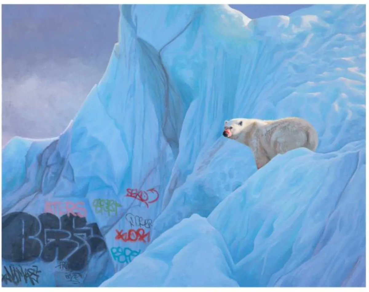 Spray> Archival Pigment Print Pop Artwork by Josh Keyes sprayedpaint.com/artworks/print…

 #Spray #ArchivalPigmentPrint #Print #PopArtwork #JoshKeyes #PolarBear #Bear #Ice #Winter #Snow #Animal #Graffiti #Tag #ThrowUp #BubbleLetters #Iceberg #Glacier #Graffiti #Artwork #Art #StreetArt