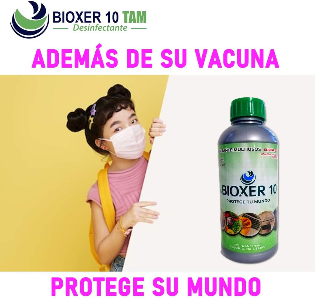 bioxer10's tweet image. Protege su mundo y cuídalos
El uso de Bioxer 10 disminuye el riesgo de algún contagio #Desinfectante #NoToxico #NoCorrosivo 
#Tampico #Altamira #CdMadero #CdVictoria #Matamoros #Reynosa #RioBravo #NuevoLaredo #Tamaulipas