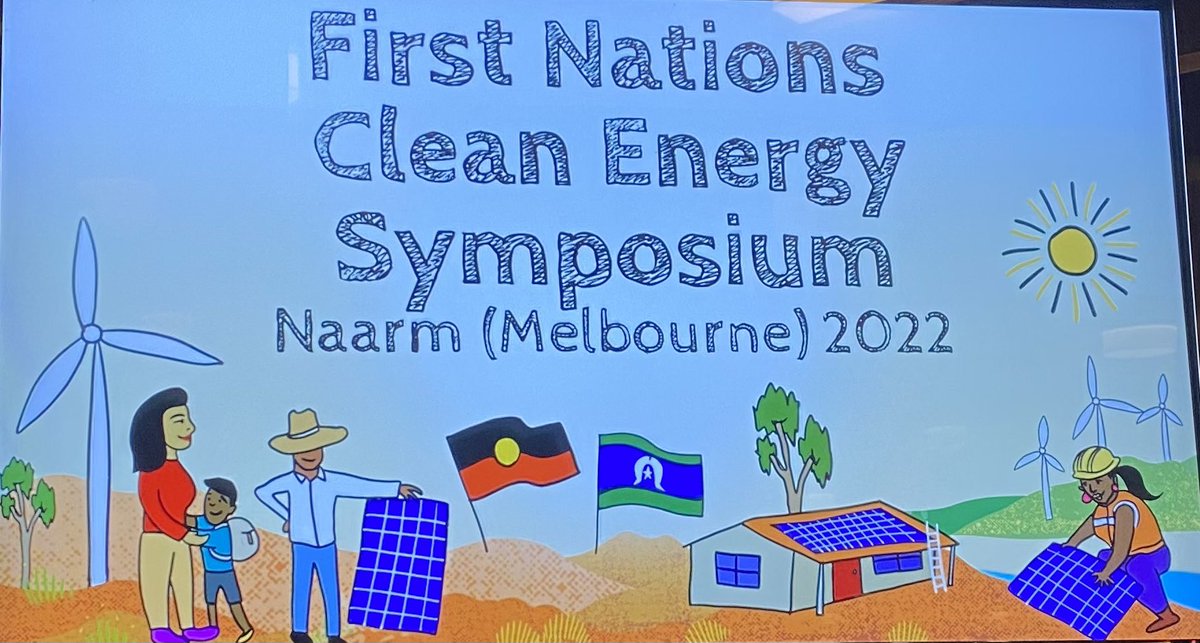 ThisKatieMoore's tweet photo. #FirstNationsCleanEnergySymposium
@FirstNationsCEN 

“In any current and future projects, we need to empower Nation building and governance structures that go beyond consultations into real power sharing and decision making models that are true partnerships.” 

1/4 https://t.co/u59Piq6QAu