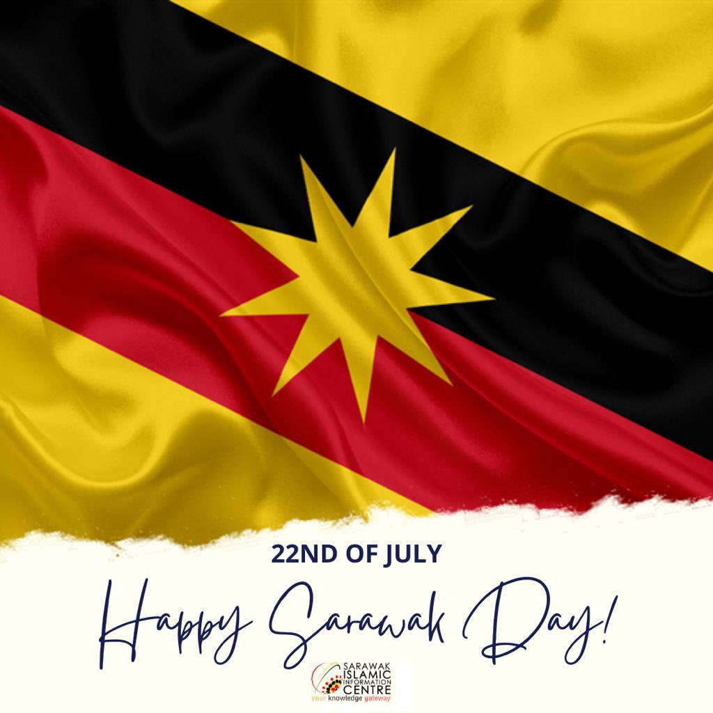 IICSarawak's tweet photo. Sarawak Islamic Information Centre would like to wish all anak Sarawak a Very Happy Sarawak Day! 
#sarawakday
#iicmis https://t.co/jrHMwYzkch