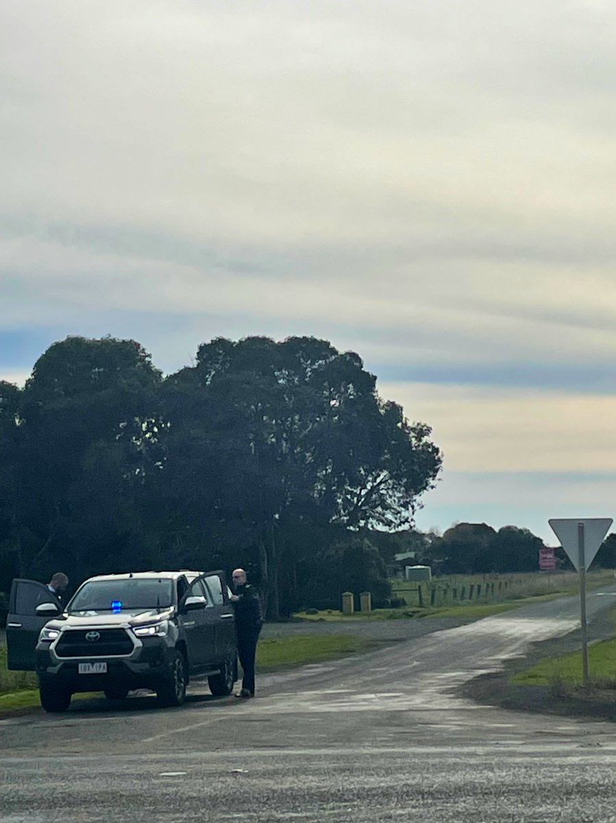 Two men have been found dead at Kirkstall near Warrnambool.
Both were found with fatal injuries around 10.20 this morning. Extensive crime scene set up <a href="/7NewsMelbourne/">7NEWS Melbourne</a>