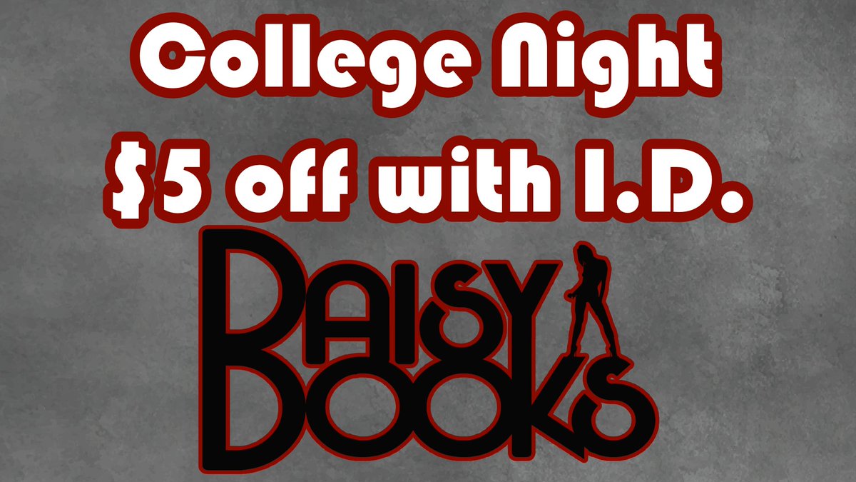DaisyDooksQC's tweet photo. College night at Daisy Dooks! bring in your college I.D. and get $5 off cover! come party with us! #iowa #davenport #quadcities https://t.co/VSztgXZrDY