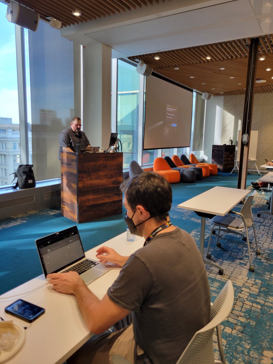 #OWASPVancouver in person events are back after a 2 yr pause! Thanks to <a href="/DanaEpp/">@ddǝɐuɐp</a> and Amiran Alavidze for putting together an amazing #APISecurity workshop, our volunteers who helped make it happen, and #Microsoft for hosting and feeding us. Looking forward to doing more of these!