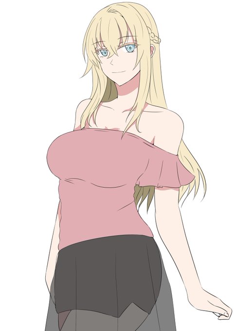 シースルーロングの方が姫様らしいかな、とちょっと描き足し 