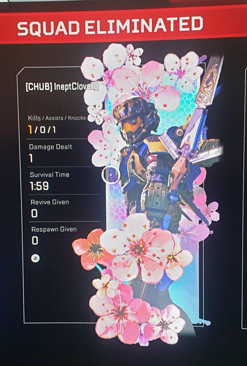 IneptClover's tweet photo. New PB #ApexLegends https://t.co/Kn9pLePlGg