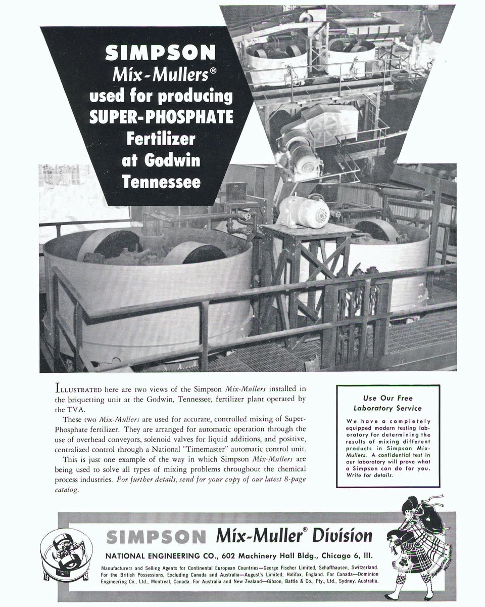 Simpson_Group's tweet photo. 1938 - Simpson Ad
One of the many uses of a Mix-Muller - Fertilizer.
#simpson110 #ThrowbackThursday https://t.co/Aaaa87wzdY