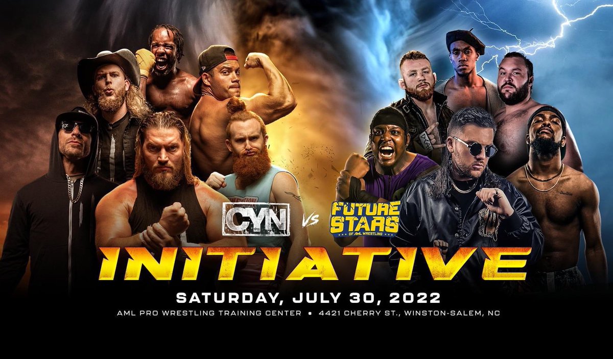 🚨See The Future Stars of #AMLWrestling vs the Projects of CYN on July 30th in Winston-Salem. 

🎟 on sale NOW for this once in a lifetime event.

➡️ FutureStarsOfAMLWrestling.com

🚨 Special appearance by <a href="/Adamscherr99/">The Monster of all Monsters</a> and <a href="/therealec3/">ecIII</a>