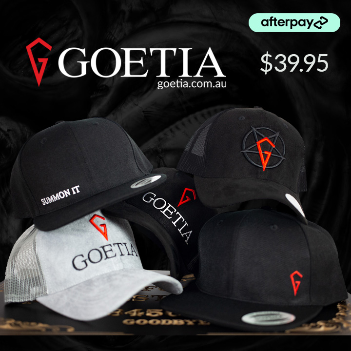 Looking for an awesome new hat?
Check out our Goetia hats.
goetia.com.au 
#horror #gothic #clothingbrand #hats #truckerhats #goetia