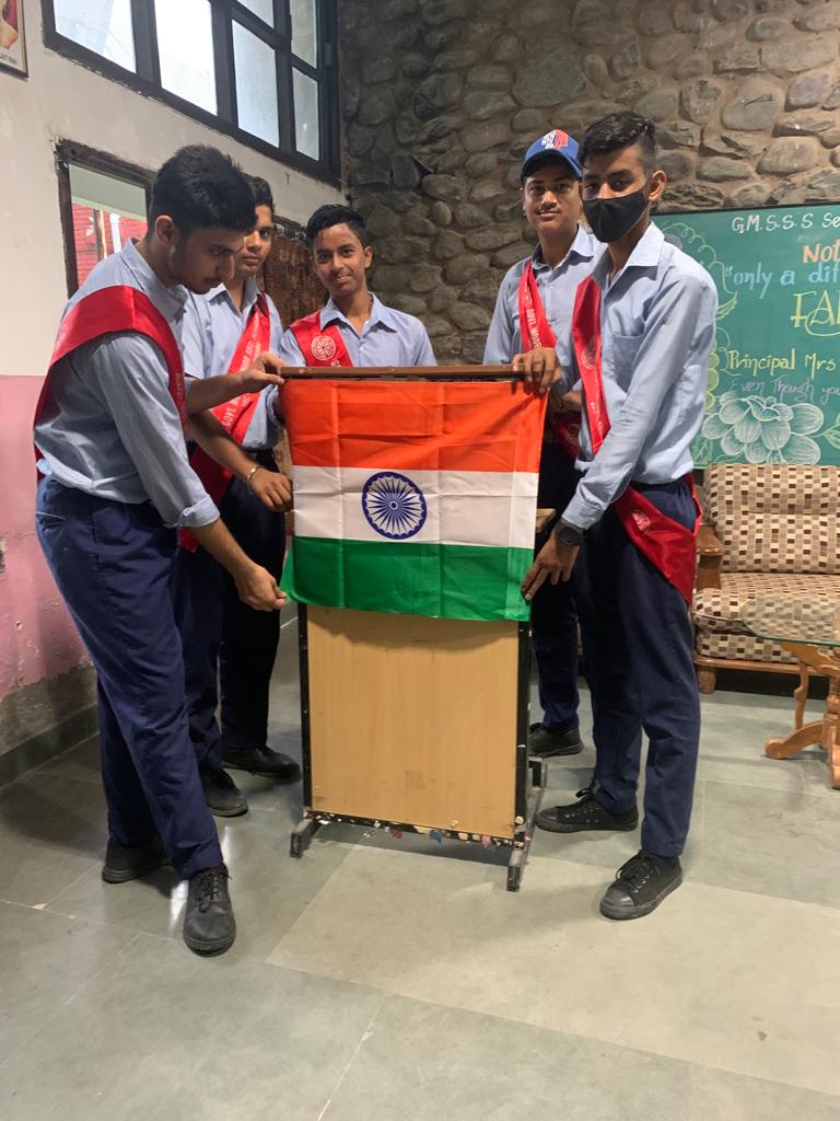 Declamation Contest Preparations in GMSSS22A, CHANDIGARH