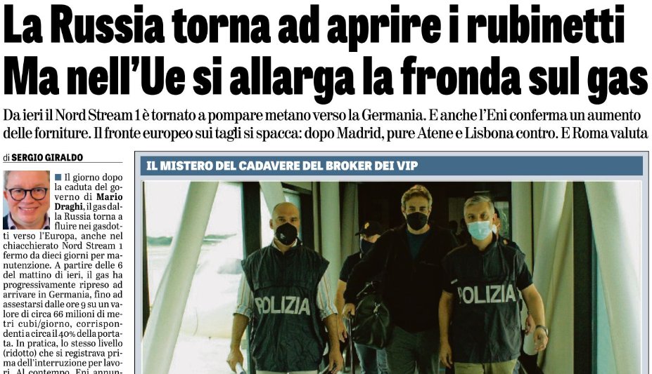 «Non attueremo alcuna riduzione dettata da Bruxelles. Al contrario di altri, la Spagna non ha vissuto al di sopra dei propri mezzi in termini di energia»
😇😇😄😄