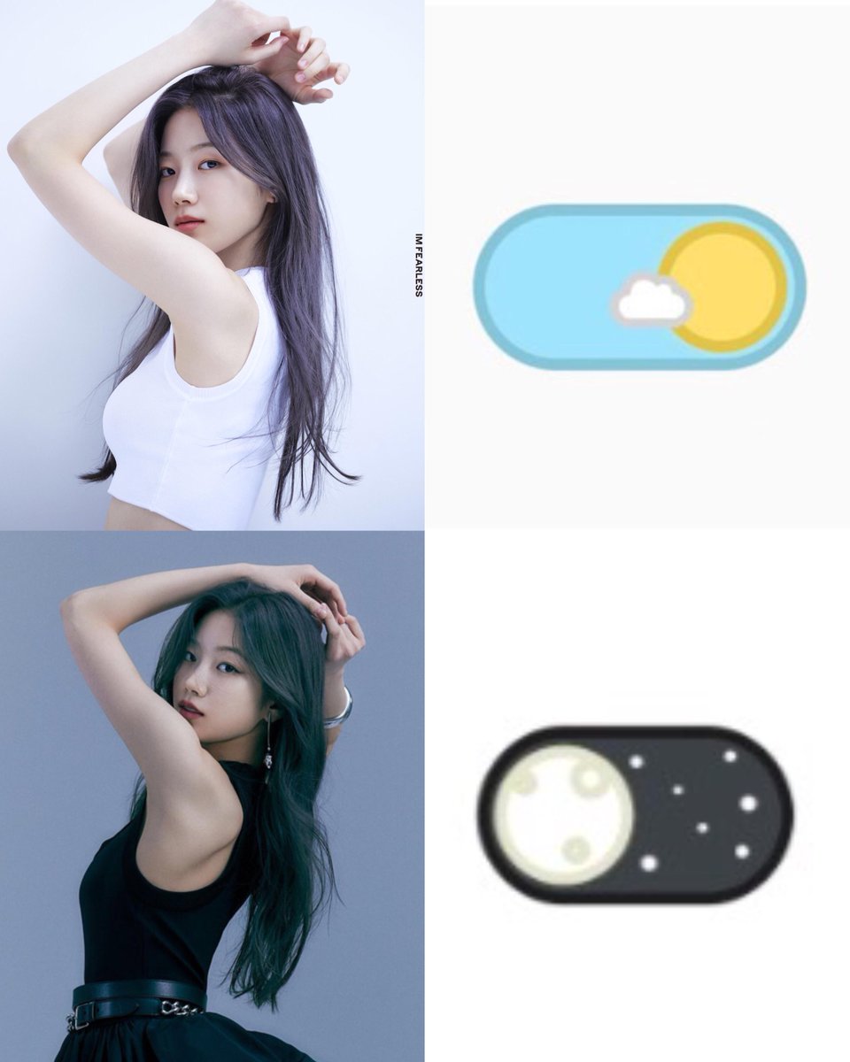thinkingkazuha's tweet photo. day and night kazuha yes https://t.co/KAXBluPUZk