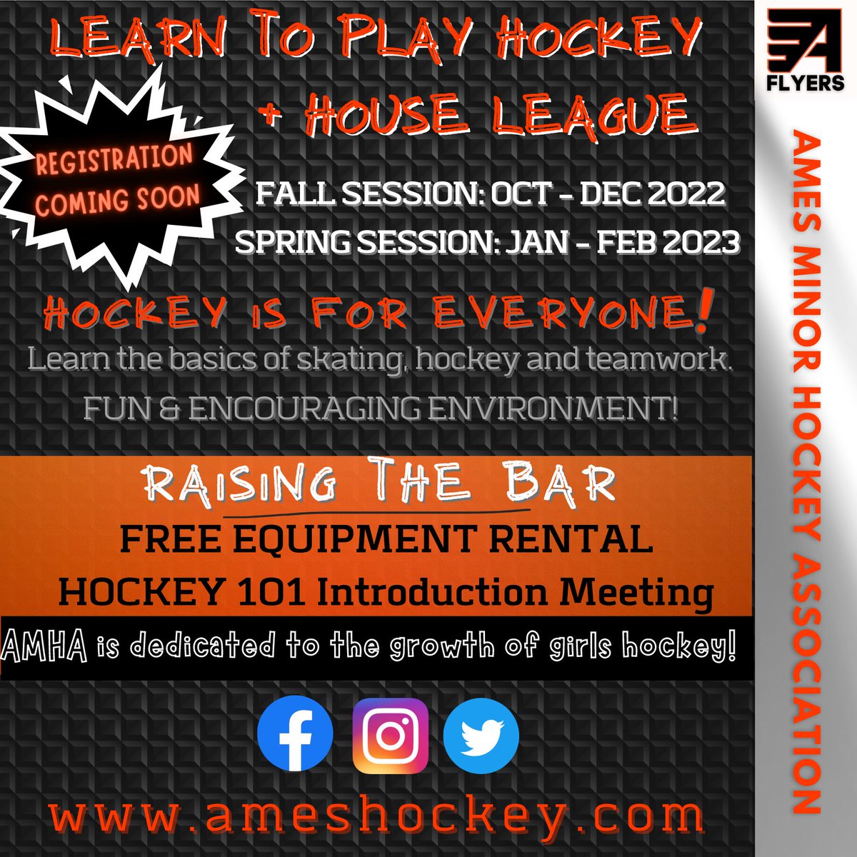 #amesiowa #youthhockey #iowahockey #midwesthockey #hockey #Flyers #learntoplayhockey