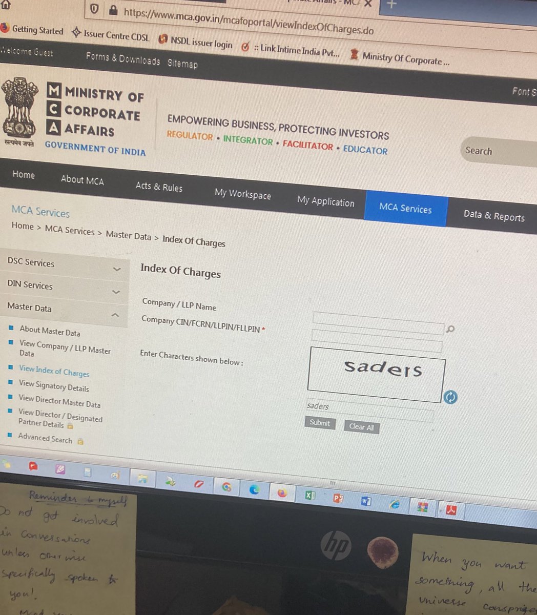 i_0am0_pooja's tweet photo. CS : my trainee is completely fine.
Them: No, she takes pictures of every MCA captcha she enters.
#companysecretary #mca #mca21 #companiesact2013 #ministryofcorporateaffairs #cstraining #articles #ca #cacs #cs #icsi #icai #charteredaccountant @MCA21India @icsi_cs #office #cslife https://t.co/Df6sMhbrJC