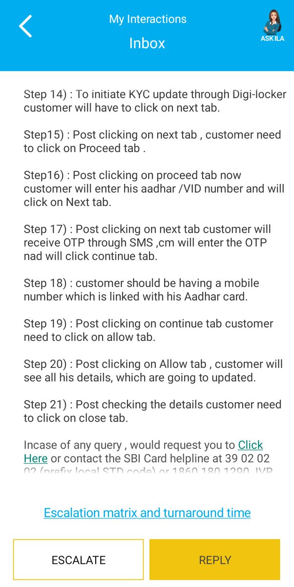 rahulsaigaonkar's tweet photo. @SBICard_Connect @TheOfficialSBI 

This is customer harassment. 21 steps for KYC.. ROFL..😂😂
Just for card closure request..!!
This is the problem in our country. Banking &amp; financial services are not customer friendly. They are plagued with messy norms &amp; obscure policies/charges https://t.co/QkTvfsmVRc