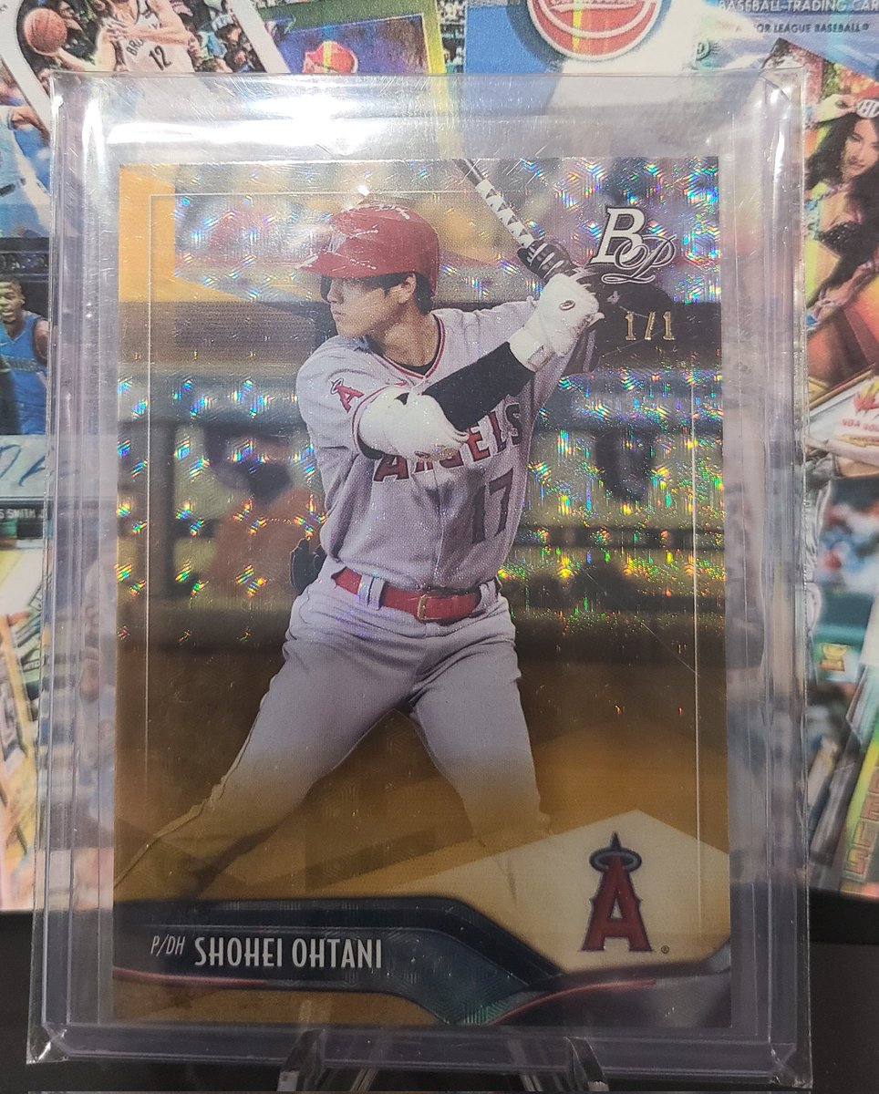 aaasportscards's tweet image. Congrats to Shohei Ohtani on winning the Best MLB Player and Best Athlete, Men's Sports awards at the ESPYS. Value only increasing on this 1/1 🔥🔥
#ShoheiOhtani #angles #toppsbowman