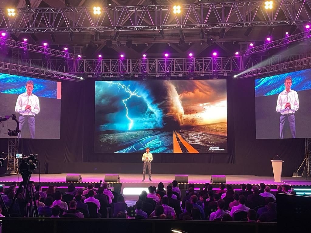Zinnov's tweet photo. Day 1 was a huge success, and we are now back with Day 2 of #ZinnovConfluence 2022 – India Edition. With discussions around #talent and #technology, we are super-pumped to learn from industry leaders about how to #PivotToTheFuture. Are you ready to join us to #DefineTomorrow? https://t.co/DlYXiUha3l