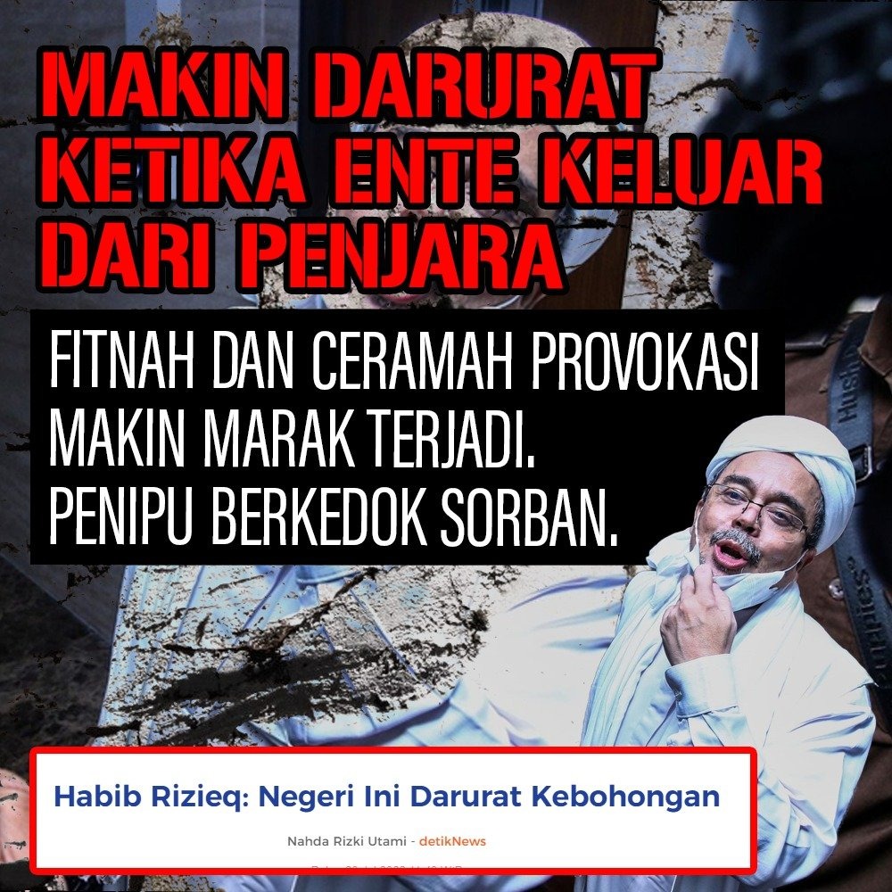 Keberagaman SARA (suku agama ras antar-golingan) di Indonesia wajib dijaga sehingga tidak menimbulkan keterbelahan antar-masyarakat.
#RizieqShihab #AhlanWaSahlanIBHRS #KAZZAWARDS2022