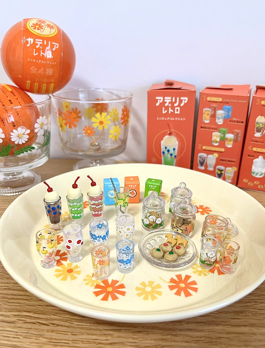 集めたら絶対かわいい！アデリアレトロ ミニチュアコレクションがガチャガチャで手に入るよ