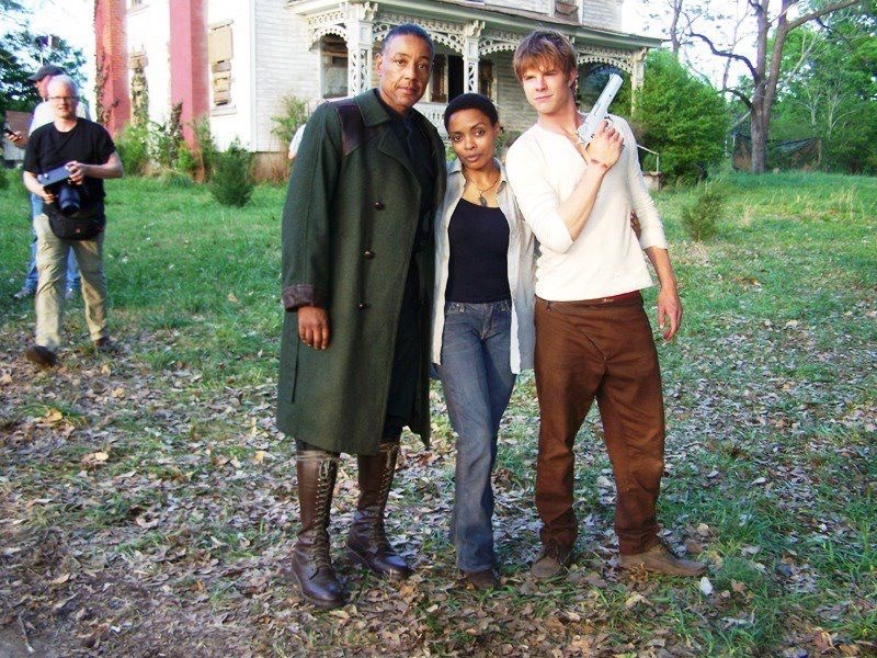 2012 flashback of a beautiful day on the set of #revolution <a href="/nbc/">NBC Entertainment</a> #GiancarloEsposito #GrahamRogers Good times!