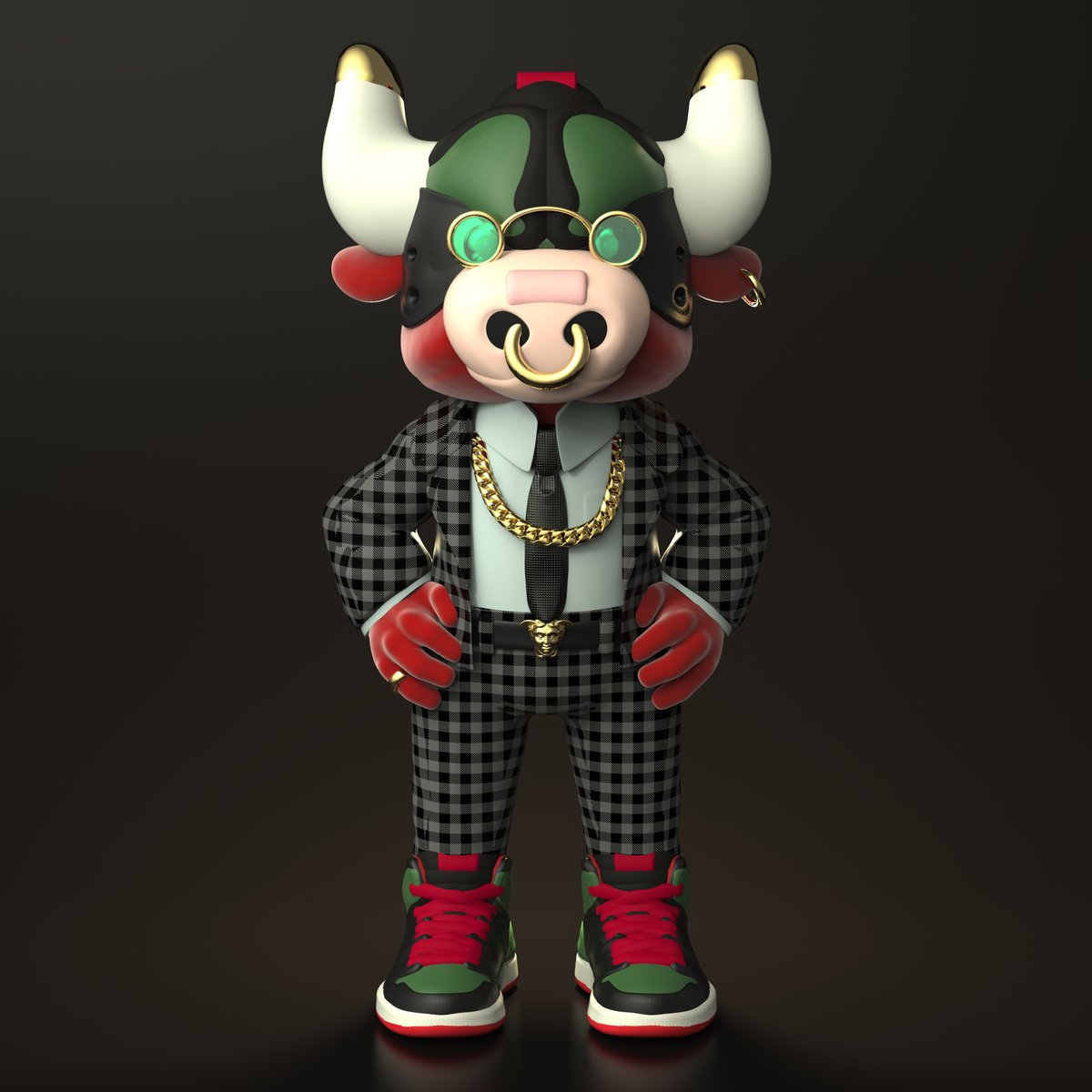 New #pfp #BullHeaded 150 by @freehandprofit #tezos #Tez $XTZ #NFTCommunity #NFT #CleanNFT