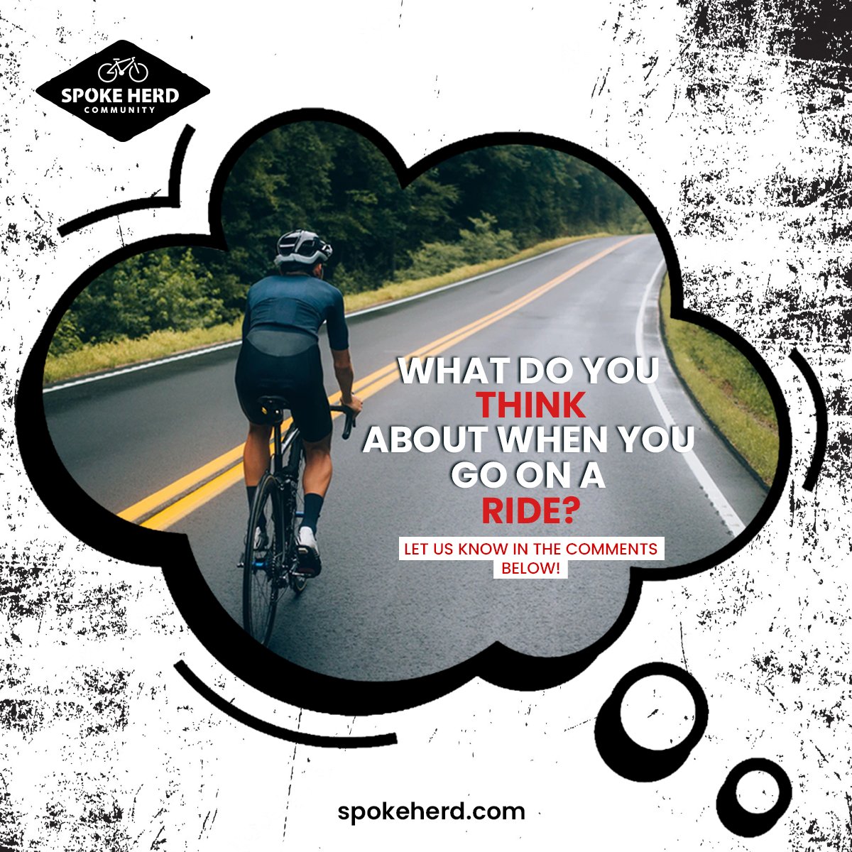 SpokeHerd's tweet photo. What are the top three things you think about when you go on a ride?

We'd love to hear your thoughts!

Let us know in the comments below!

#fridaythoughts #cycingthoughts #cyclelife  #bicycles #bicyclelife #spokeherd #spokeherdcommunity #spokeherdrides #pedalforlife #SHC https://t.co/ipTNY2E6Gz